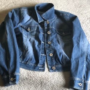 Maurices cropped jean jacket